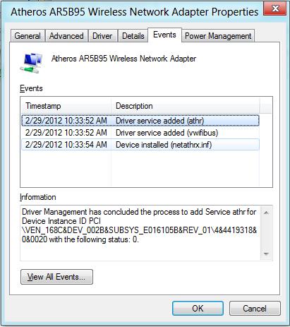Win8-Driver-Events