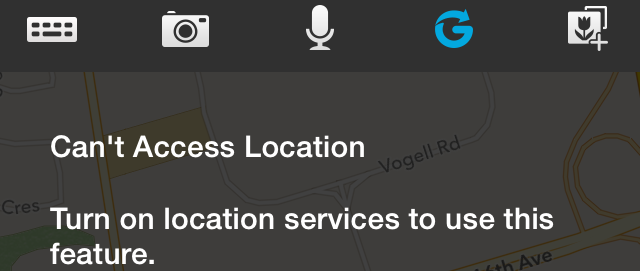 BBM’s Glympse Location Service Error