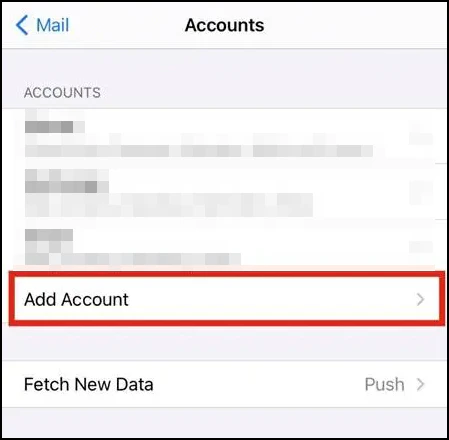 Adding the Account