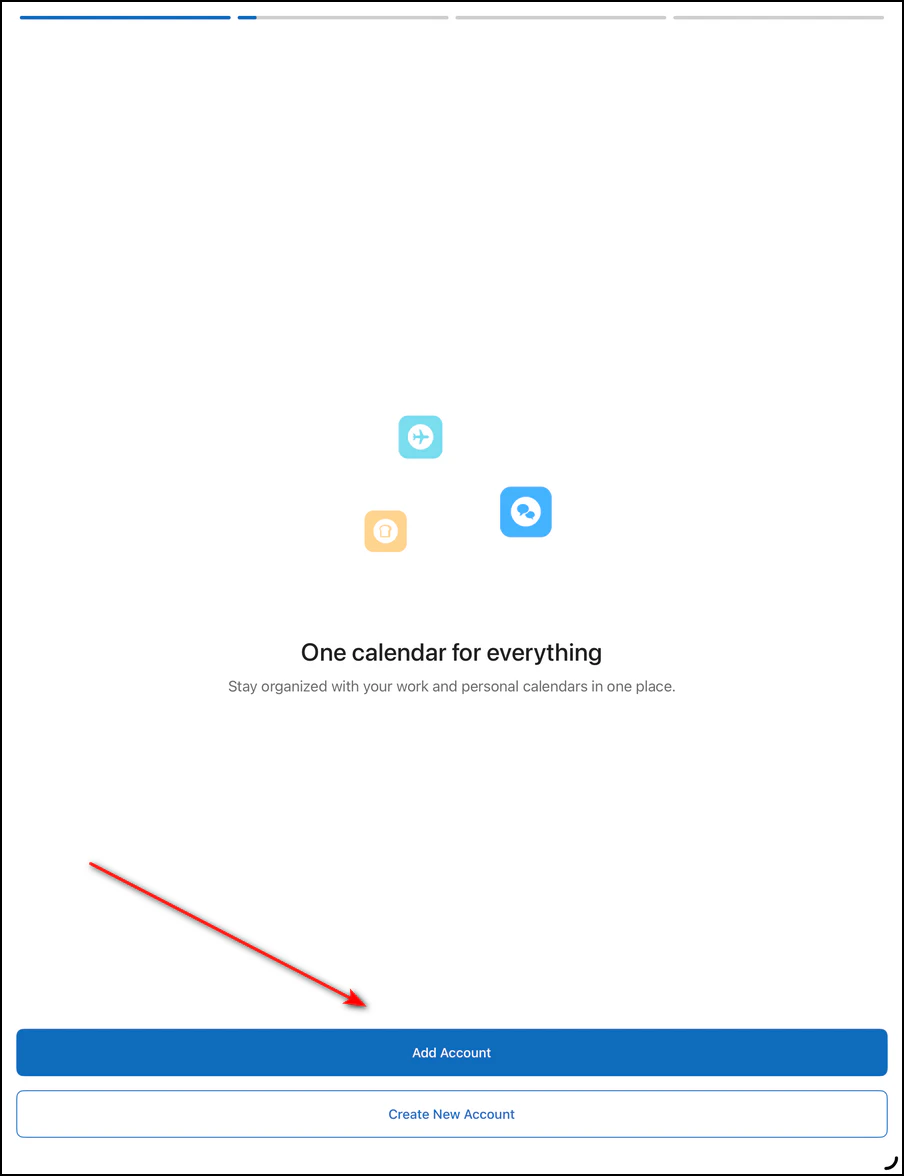 Outlook on an iPad
