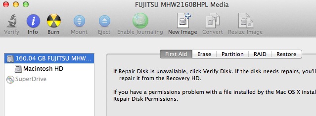 OS X Disk Utility