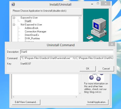 Install/Uninstall on Windows 8