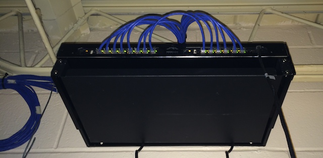 Ubiquiti Networks Toughswitch Installed