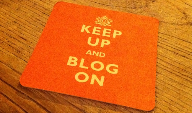 Keep Up And Blog On