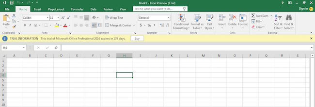 Microsoft Office 2016 - Excel
