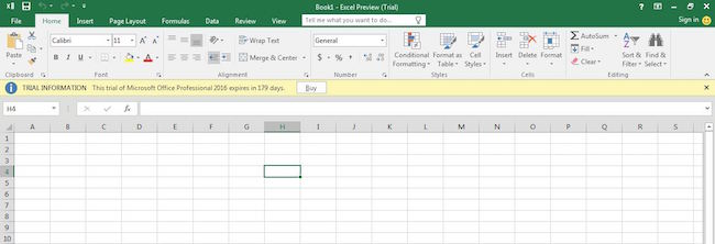 office 2016 excel