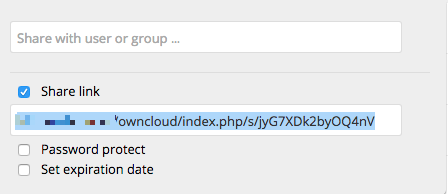 OwnCloud File Sharing