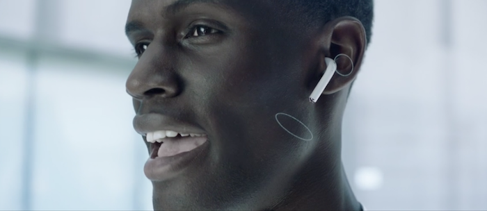 apple airpods in use