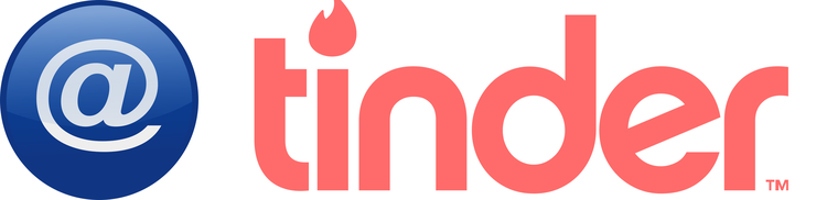 Email Logo With Tinder Logo