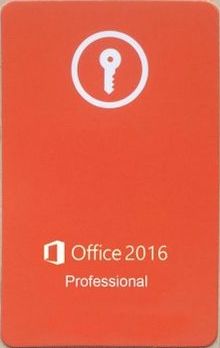 Office 2016 Key Card