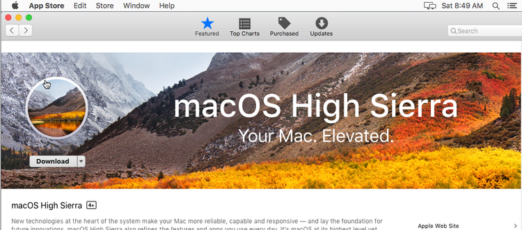 is my mac fast enough for high sierra